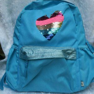 GAP Kids Flippy Heart Sequin Backpack - NWT